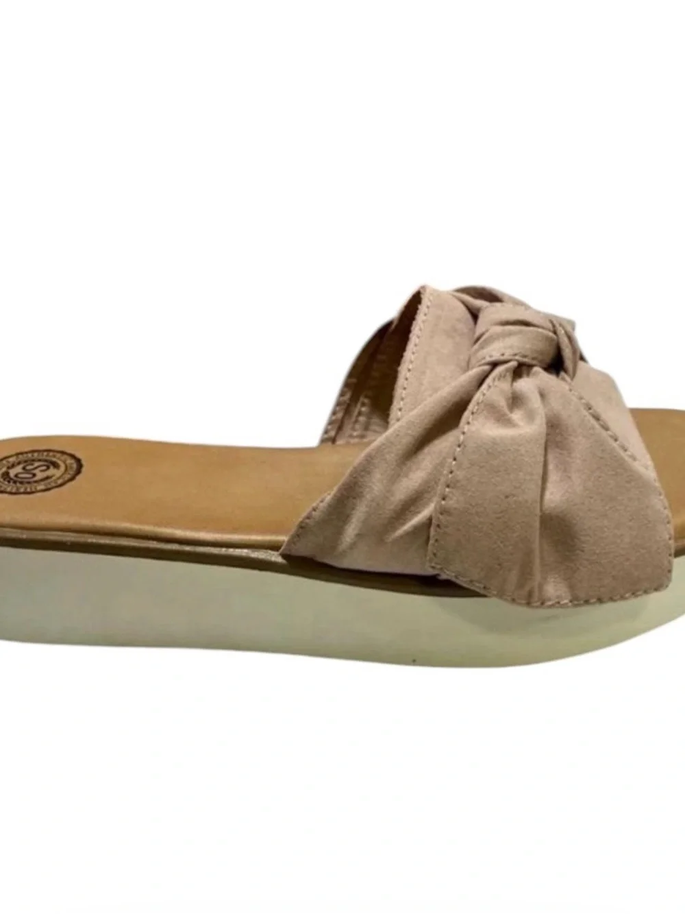 SO Blush Sandal with Bow Details 7.5